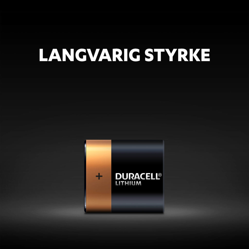 Duracell 223-størrelse lithium-batterier er langvarig