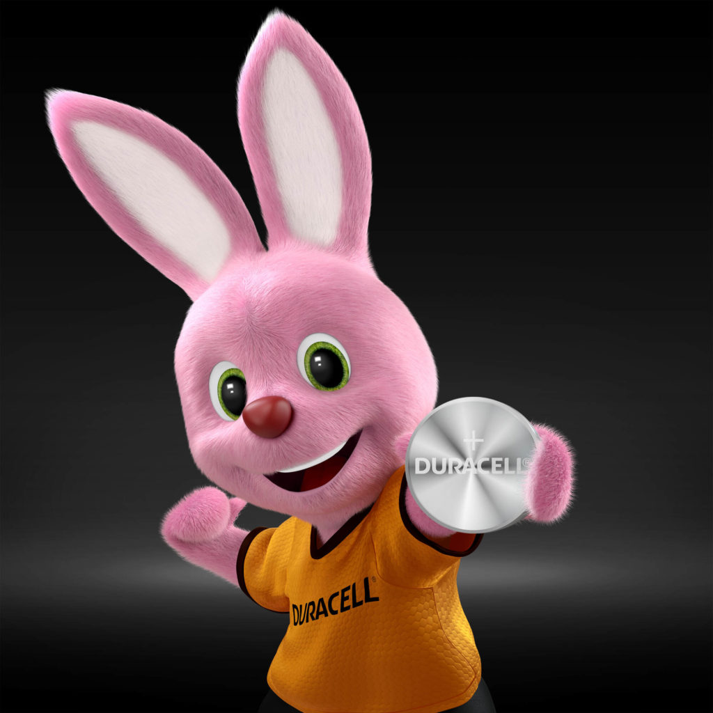 Duracell Bunny introducerer Special LR44 alkalisk knapbatteri